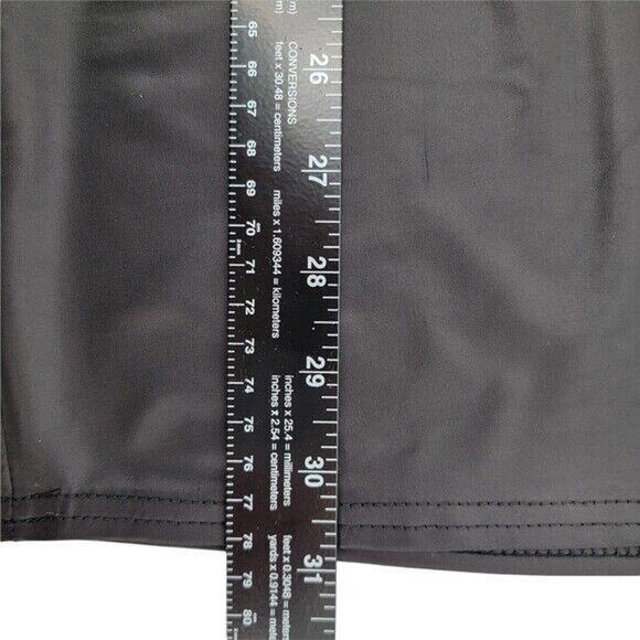 PrettyLittleThing Women's Black Faux Leather Lace Mini‎ Dress Size 0 - Picture 10 of 10